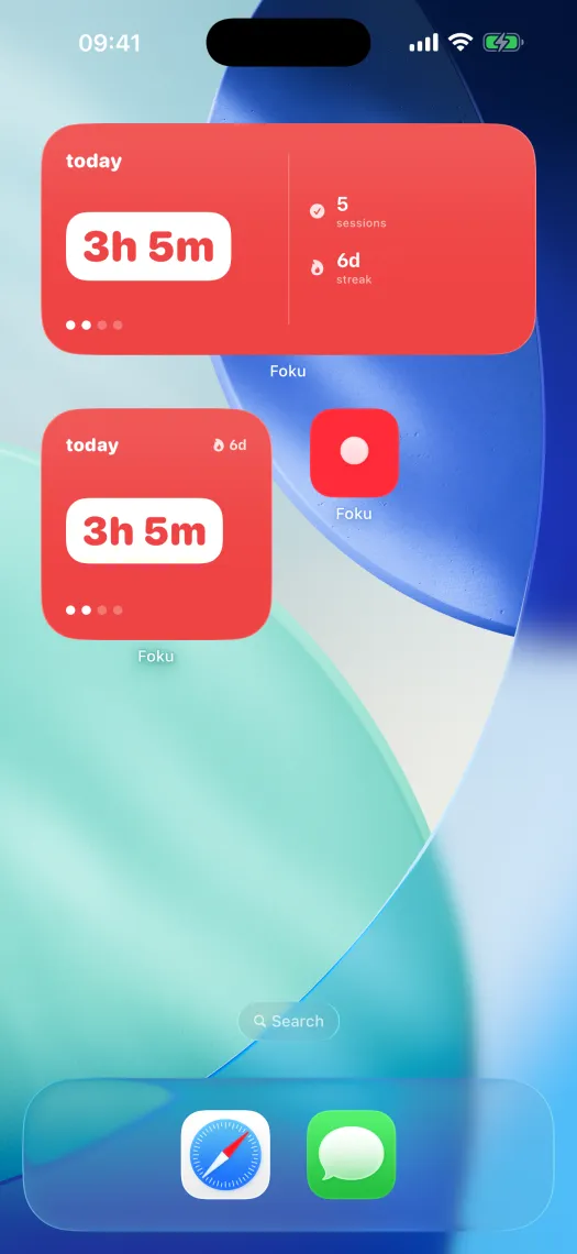 Foku settings and focus modes